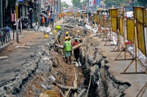 road-cutting