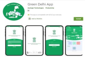 Green Delhi mobile app