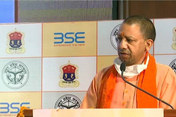 Yogi Adityanath launches Lucknow Municipal Corporation bond at BSE