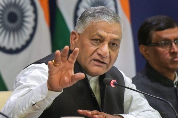 Minister of State for Civil Aviation Gen. VK Singh