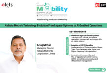 Kolkata Metro’s Technology Evolution From Legacy Systems to AI-Enabled Operations Shri Anuj Mittal, Managing Director, Kolkata Metro Rail Corporation Limited