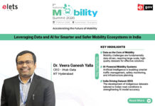 Leveraging Data and AI for Smarter and Safer Mobility Ecosystems in India Dr. Veera Ganesh Yalla, CEO - IHub-Data, IIIT Hyderabad