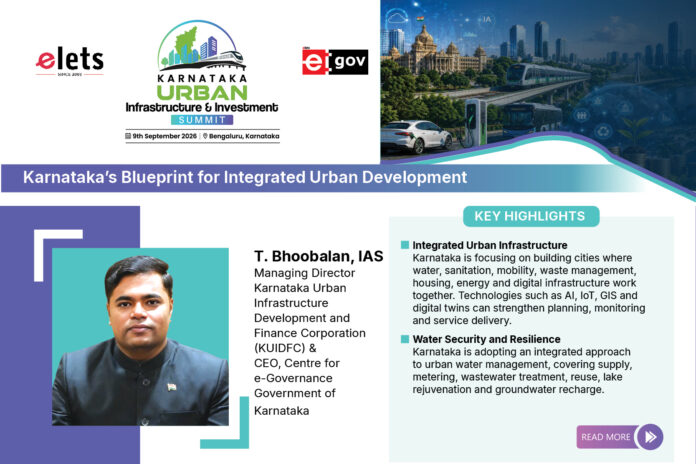 Karnataka's Blueprint for Integrated Urban Development T. Bhoobalan, IAS