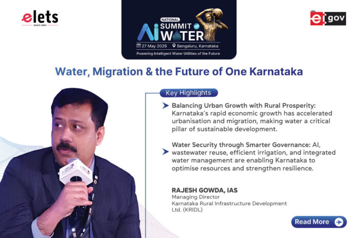 Water, Migration, and the Future of One Karnataka Rajesh Gowda, IAS, Managing Director, Karnataka Rural Infrastructure Development Ltd (KRIDL)