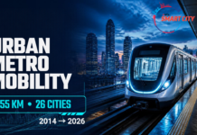 India’s Metro Rail Network Reaches 1,155 km Across 26 Cities: Growth Surge vs. Implementation Gaps Modernised metro rail network