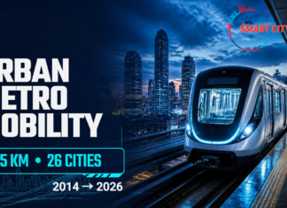 India’s Metro Rail Network Reaches 1,155 km Across 26 Cities: Growth Surge vs. Implementation Gaps Modernised metro rail network