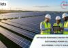 Evolve Green Targets 3 GW of Owned Renewable Assets by 2030 Engineers inspecting solar panels at a large utility-scale solar farm for Evolve Green Energies 3 GW renewable project.