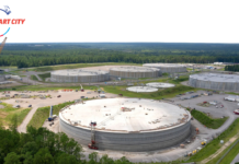 Kerala Seeks NGT Exemption on Liquid Waste Fund Mandate Aerial view of sewage treatment plant in Kerala illustrating NGT liquid waste management mandate dispute