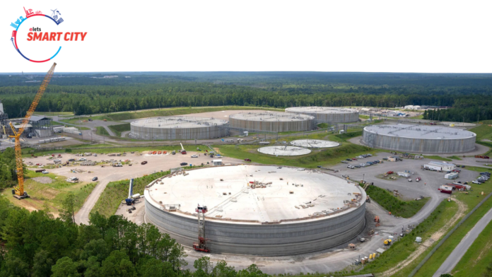 Kerala Seeks NGT Exemption on Liquid Waste Fund Mandate Aerial view of sewage treatment plant in Kerala illustrating NGT liquid waste management mandate dispute
